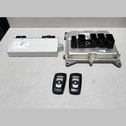 2011-2013 BMW 535i F10 F20 F30 N20 Engine Control Module DME ECU Set 7649123 OEM