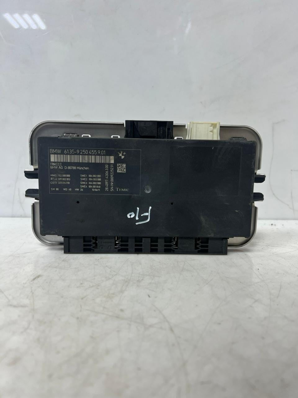 2013-19 BMW F10 F11 F07 F01 650i Gran Coupe Footwell Control Module 9250455 OEM