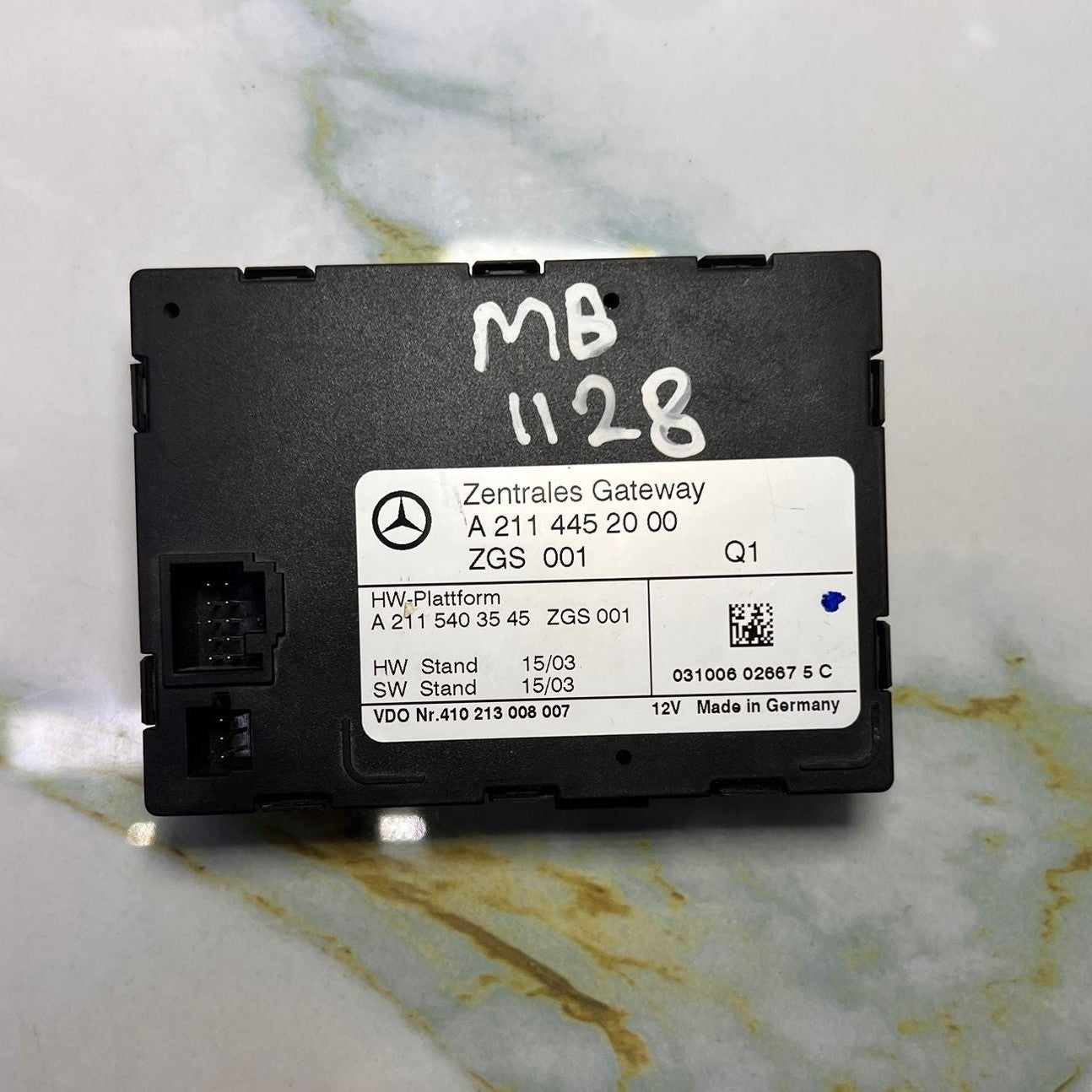 2004 Mercedes-Benz E320 Central Gateway Control Module A 2114452000 W211 E-Class