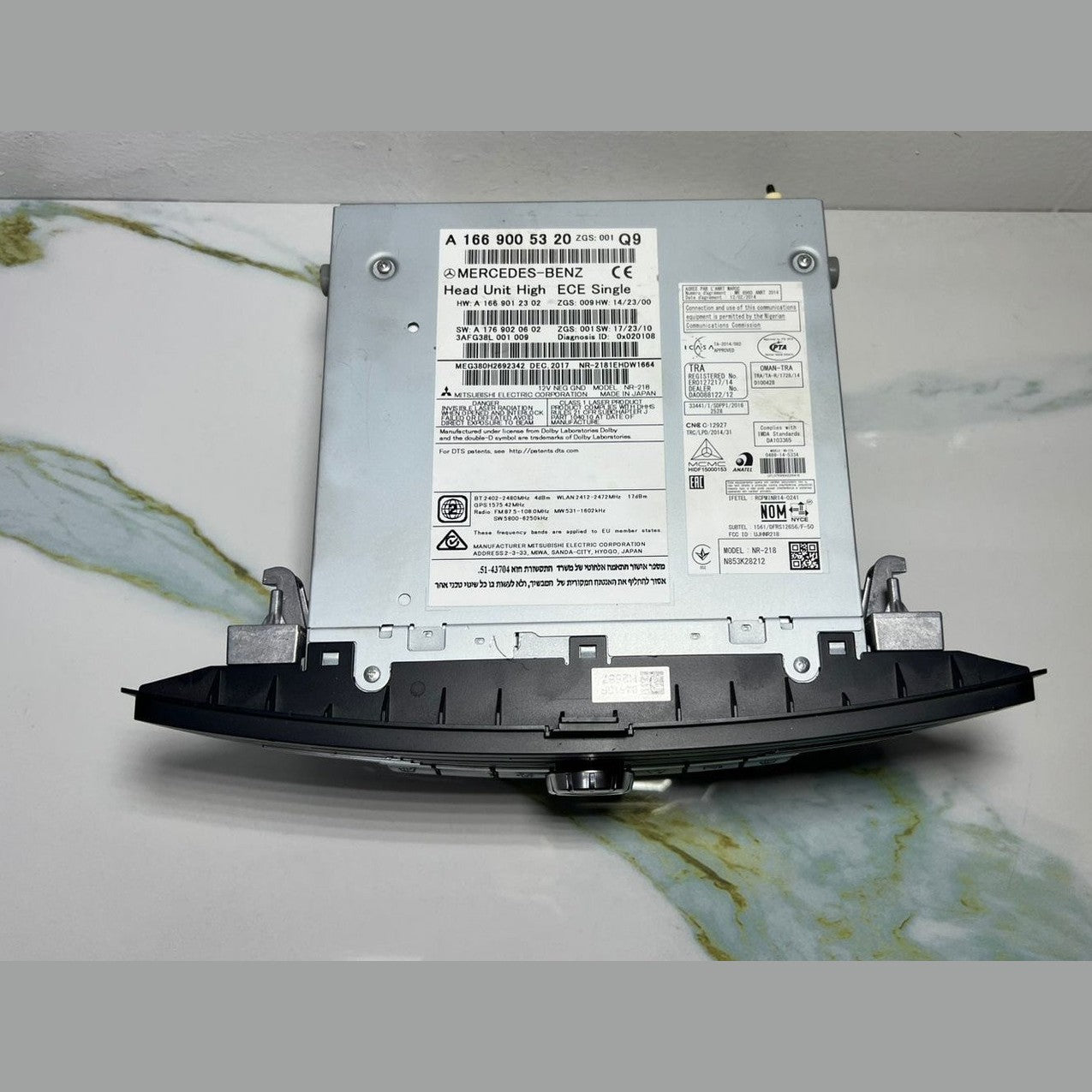 13-17 Mercedes-Benz W166 GLE Radio Audio Head Unit CD Player A166 9005320 OEM