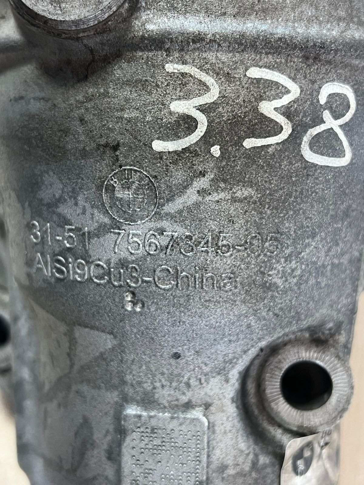 BMW X6 F16 X4 F26 Differential Front Differential Gear 3.38 8635863 8618377
