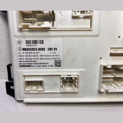 2015-2019 Mercedes-Benz W156 GLA250 Body Comfort Control Module Unit A 156 900 5