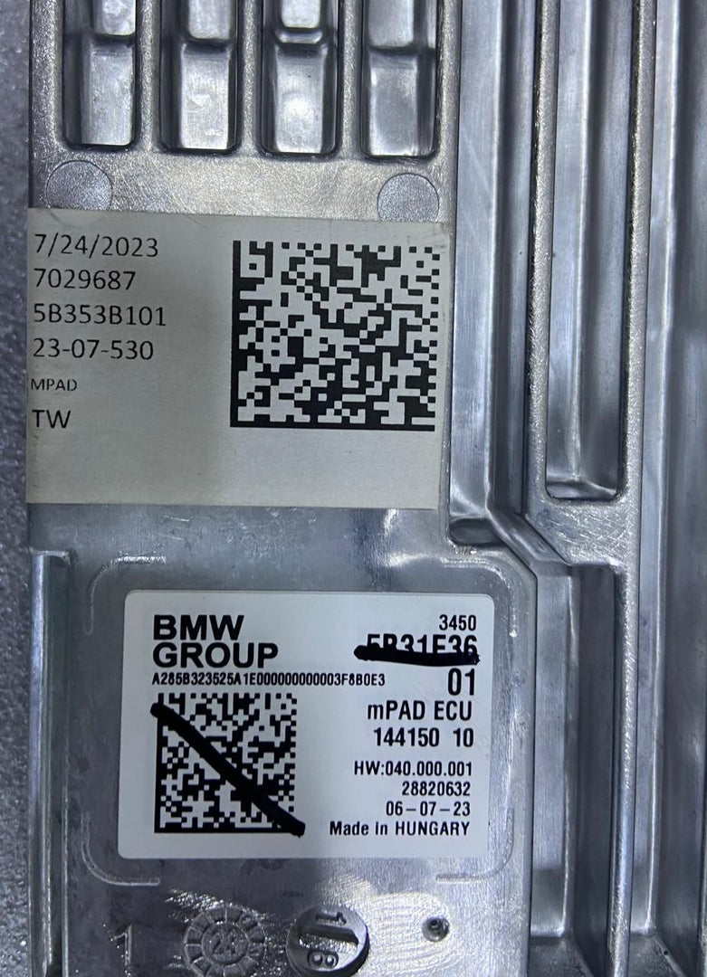 OEM BMW G05 G06 G07 G09 X2 X6 Control Unit Mpad Module 5B31E36