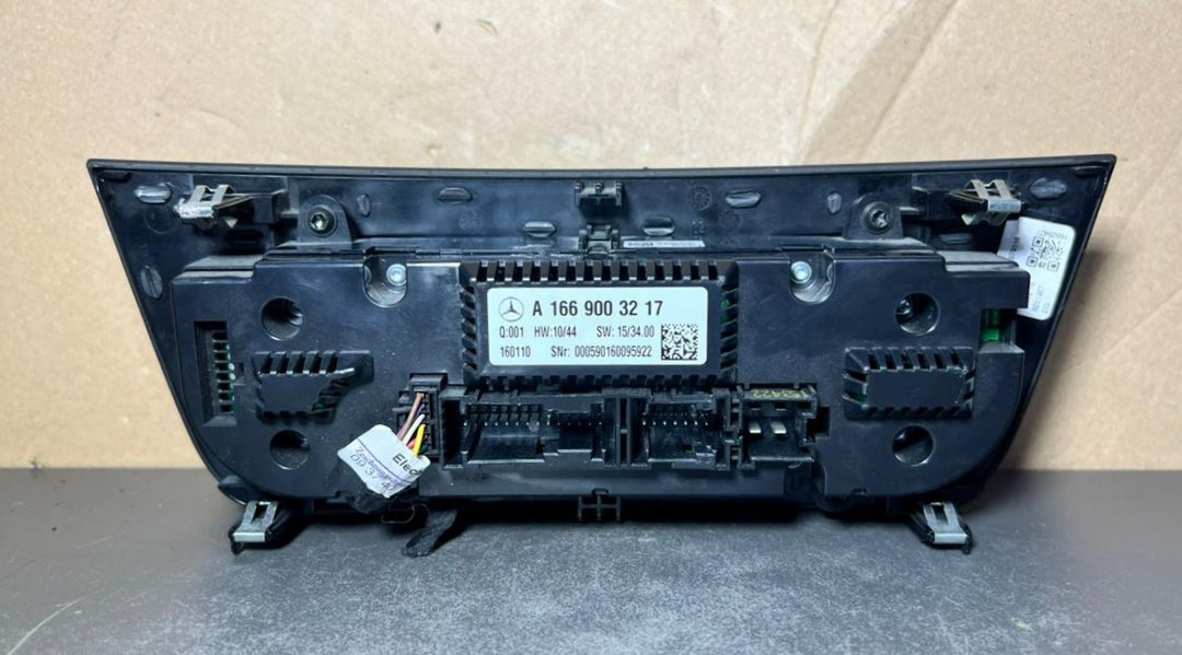 Mercedes-Benz W166 GLE W292  A/C Heater Climate Control Panel A166 9003217