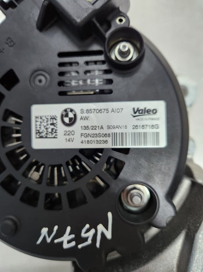 2015-2019 BMW X6 Alternator 8570675 X5 F15 and X6 F16 N57 DIESEL 