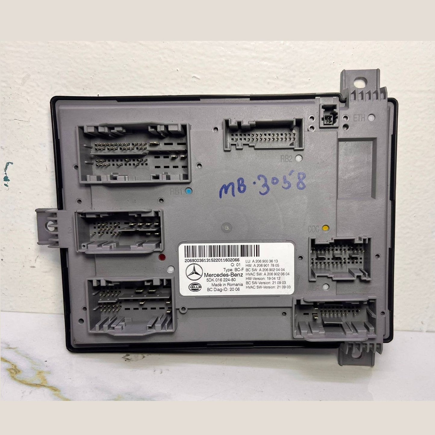 Mercedes W206 BCM Body Control Unit On Board Power Distribution Control Unit A 2