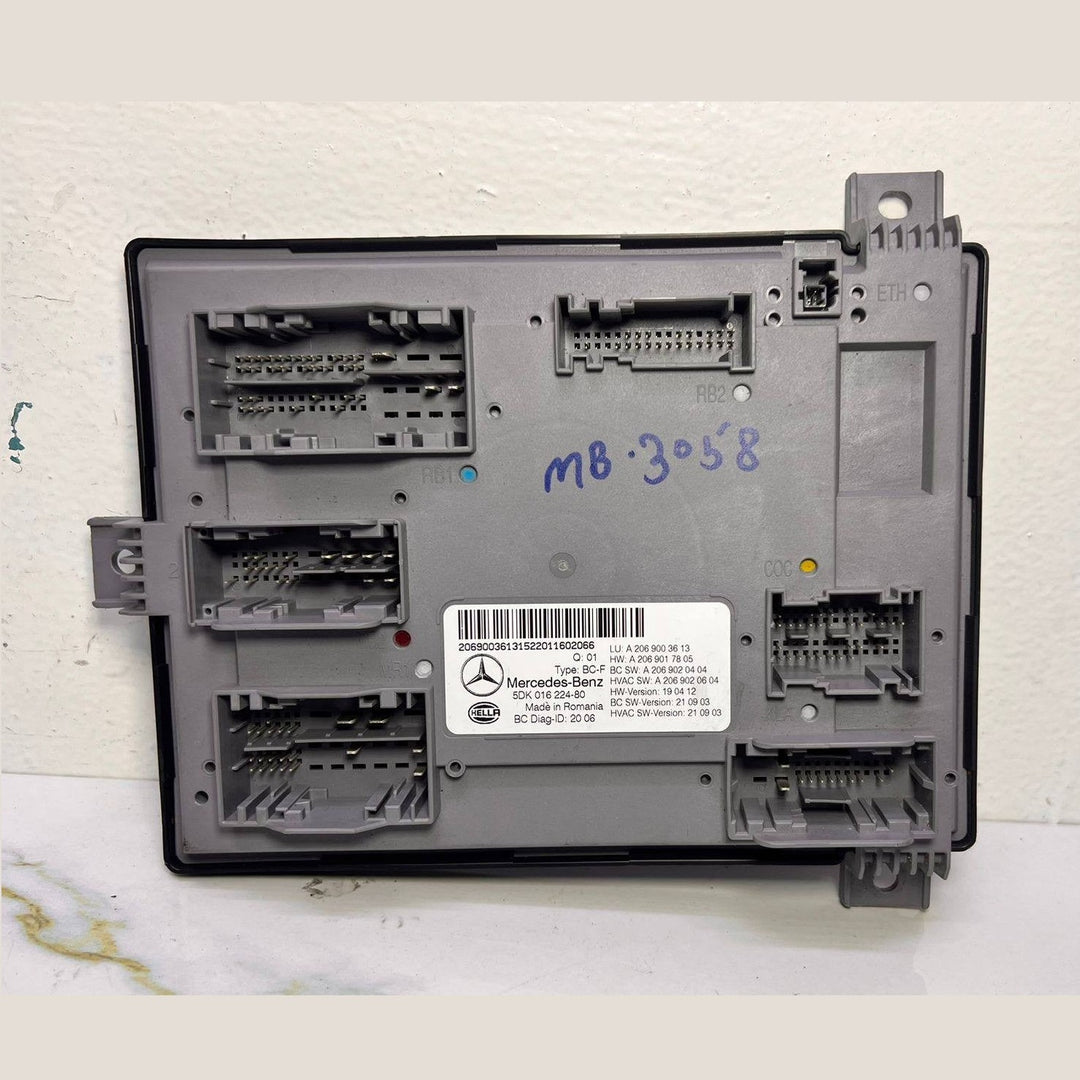 Mercedes W206 BCM Body Control Unit On Board Power Distribution Control Unit A 2