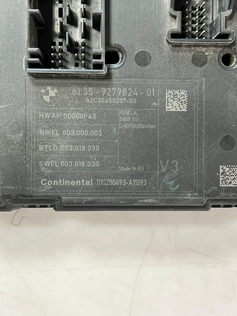 2012-16 BMW 1 3 F20 F30 F31 F35 Rear Body Comfort Control Unit Module 9279824