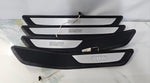 Bild in die Galerieansicht laden, OEM BMW F01 F02 Front Rear Door illuminated Sill Plate Kick door step trim Set