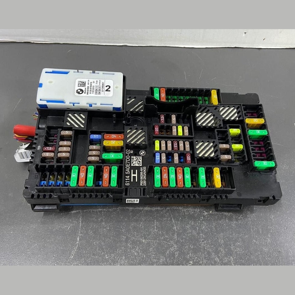OEM BMW M3 M4 G80 G82 G83 Rear Power Distribution Fuse Box 5A0E7D0 2021 - 2023