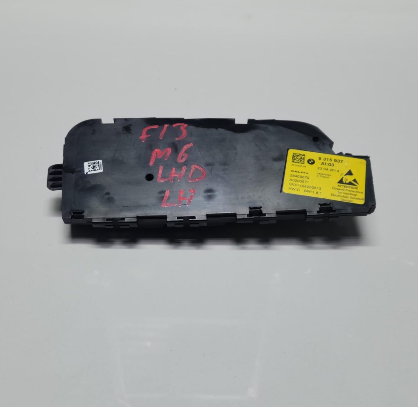 2013-2018 BMW M6 Left Driver Seat Control Switch 9315937 M6 F12 OEM