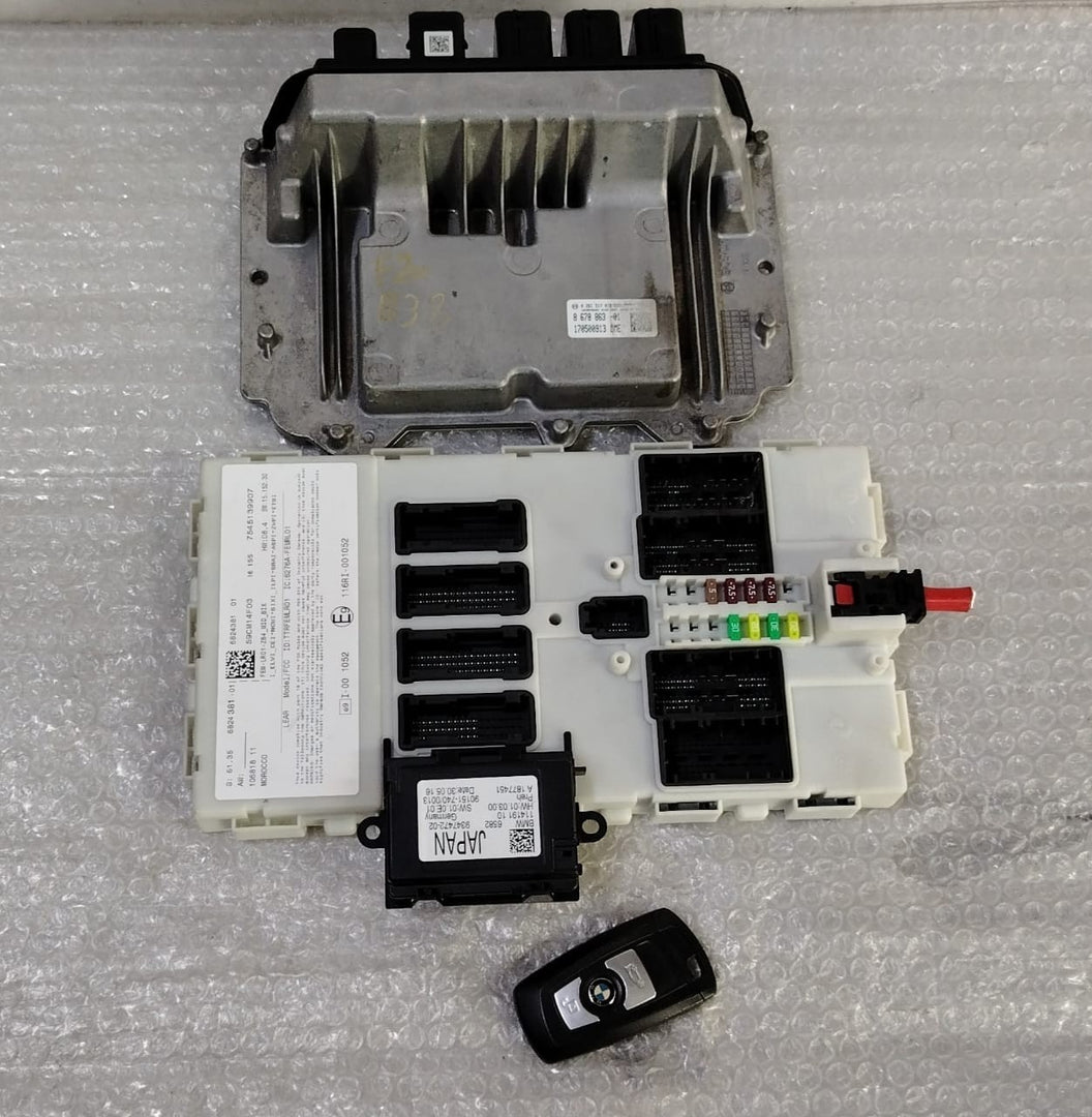 OEM BMW F30 F20 B38 Engine Control Module Unit ECU DME SET 8678863 BOSCH