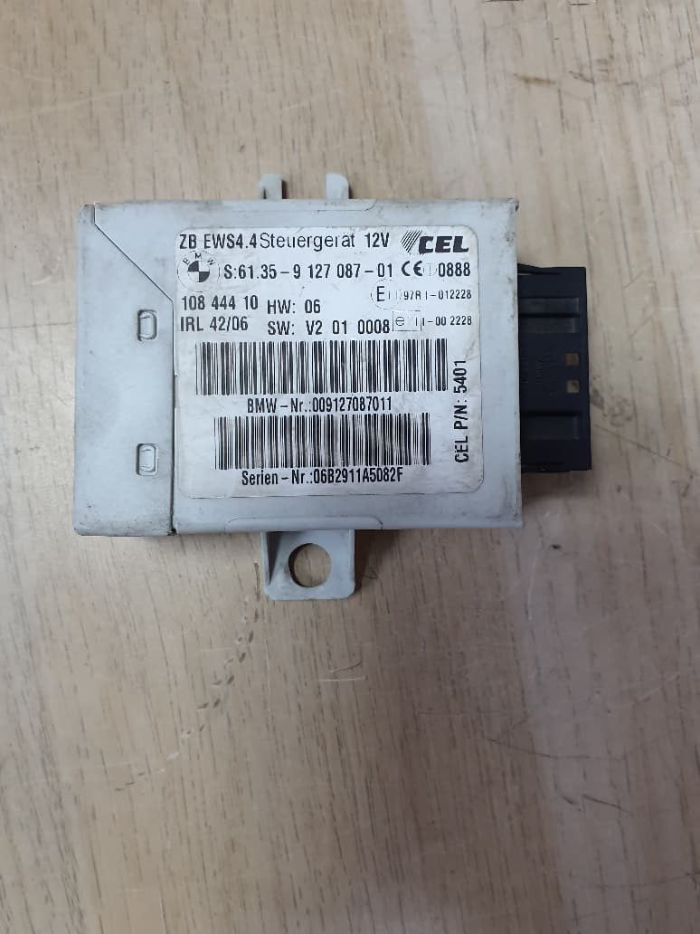 07-10 BMW X3 Electronic Immobilizer System Control Module 9127087 X3 E83 3.0L
