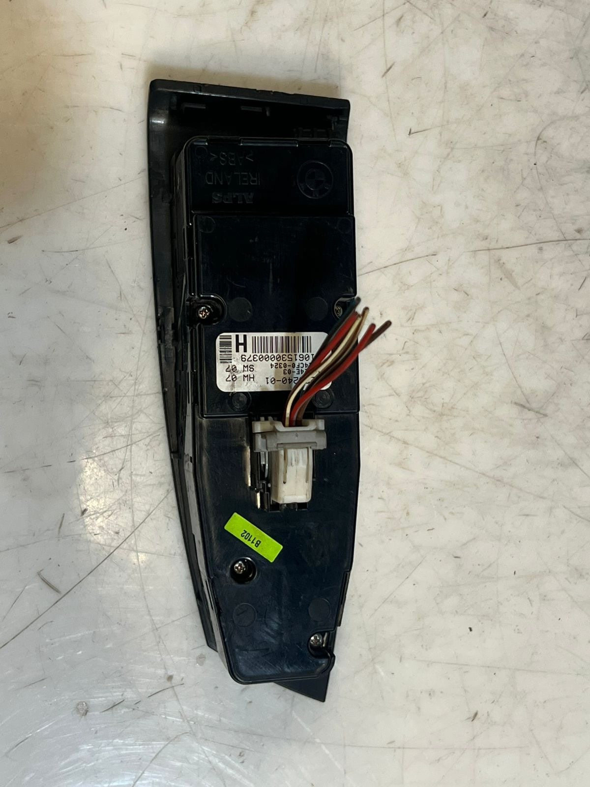 2011-2016 BMW 5 Series F10 F11 550i xDrive Master Window Switch 9238240 OEM