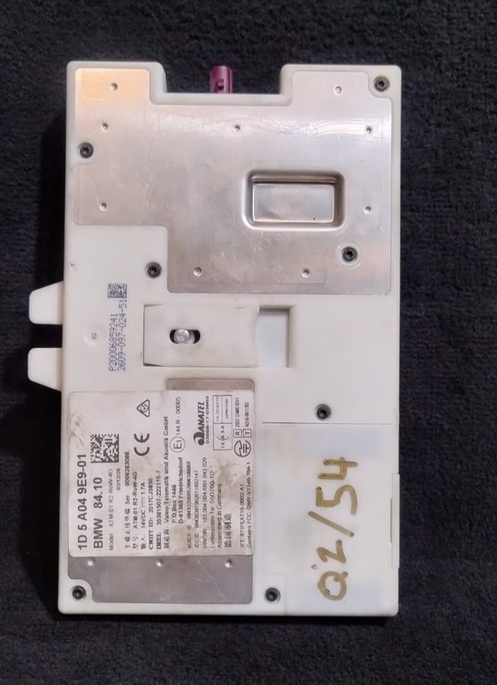 2021 BMW X1 F48 OEM TELEMATICS COMMUNICATION CONTROL MODULE 1D5A049E7