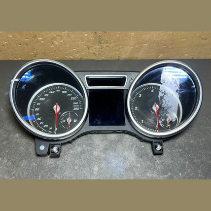 13-16 Mercedes-Benz W166 GLE Instrument Cluster Speedometer A166 9000919 OEM