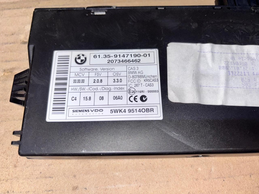 BMW X5 DIESEL 3.0D E70 2008-10 M57N2 Vin-L172711 -DDE BOSCH OEM ECU SET  7809944