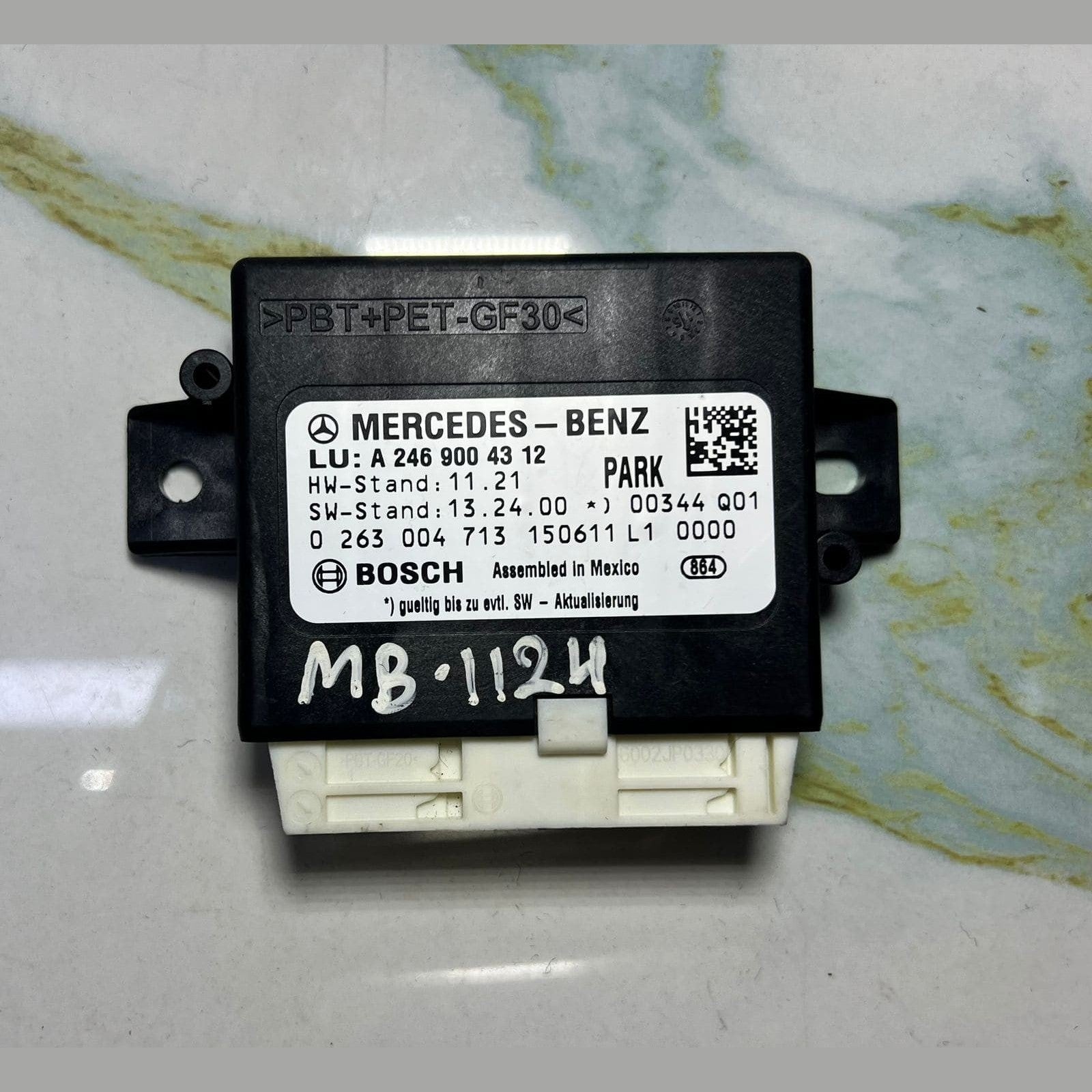 14-15 Mercedes B250 Parktronic Control Module A2469004312 B-Class W246 GLK W204