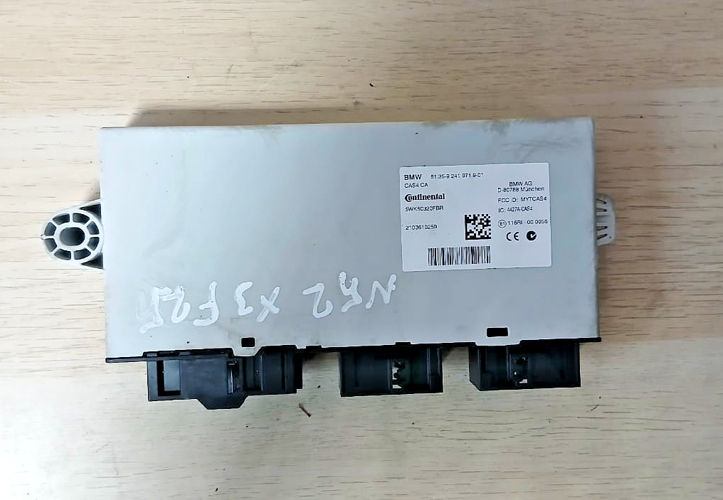 BMW X3 F25 CAS Anti-Theft Locking Control Module N52 OEM Keyless Ignition Unit