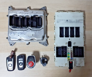 2012 BMW F30 N20i Petrol Engine ECU FEM Kit with 2 Keys Auto OEM 7646763