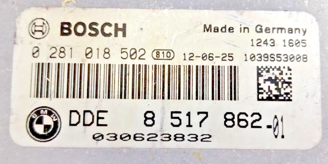 BMW F10 F20 F25 F30 ECU Engine Control Unit DDE Module N47N  8517862