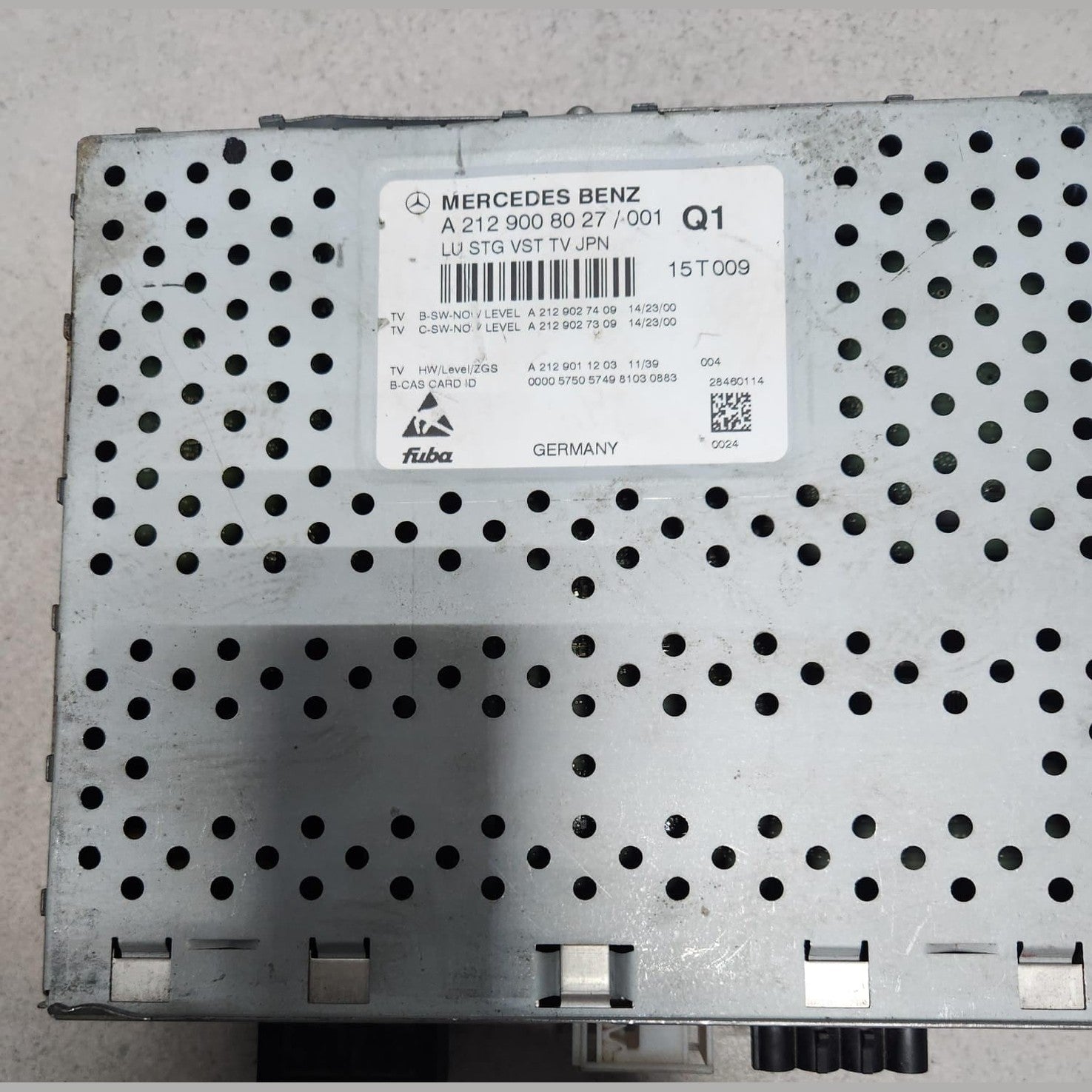 Benz Satellite Radio Control Unit A2129008027 C-Class CLA C117 E-Class GLK CLS