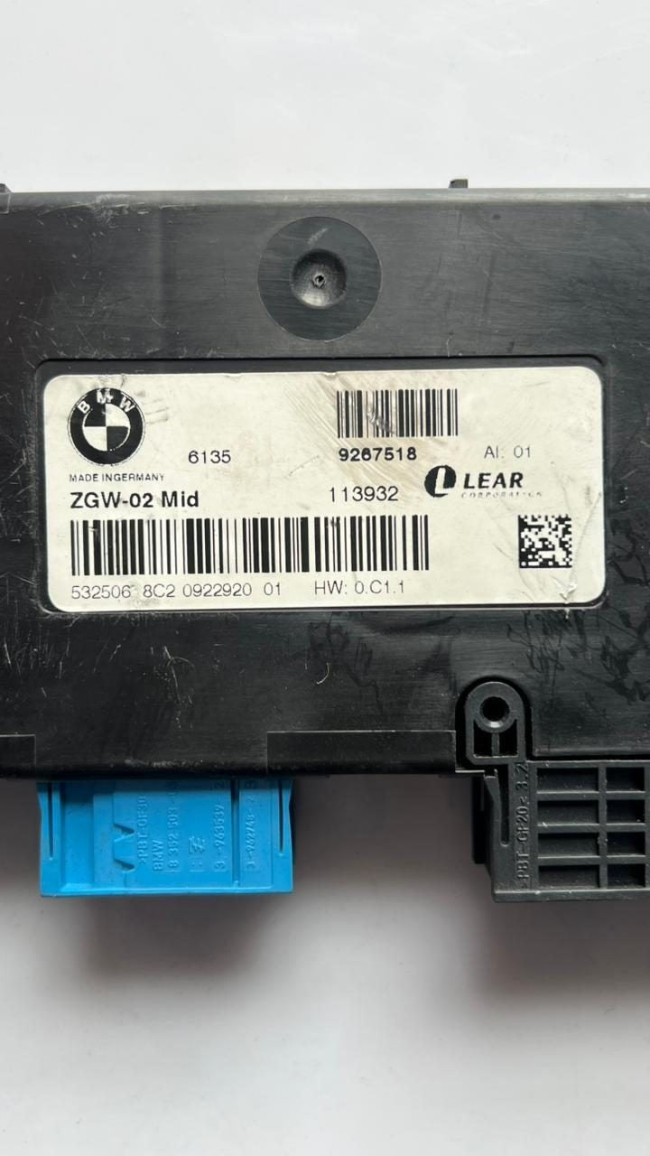 2011-17 BMW X3 Central Gateway Module 9267518 F25 E90 E60 E63 