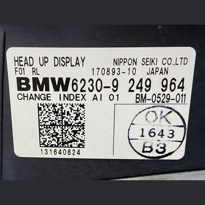 OEM BMW 7 RHD F01 F02 F03 F04 Head up display screen 9249964