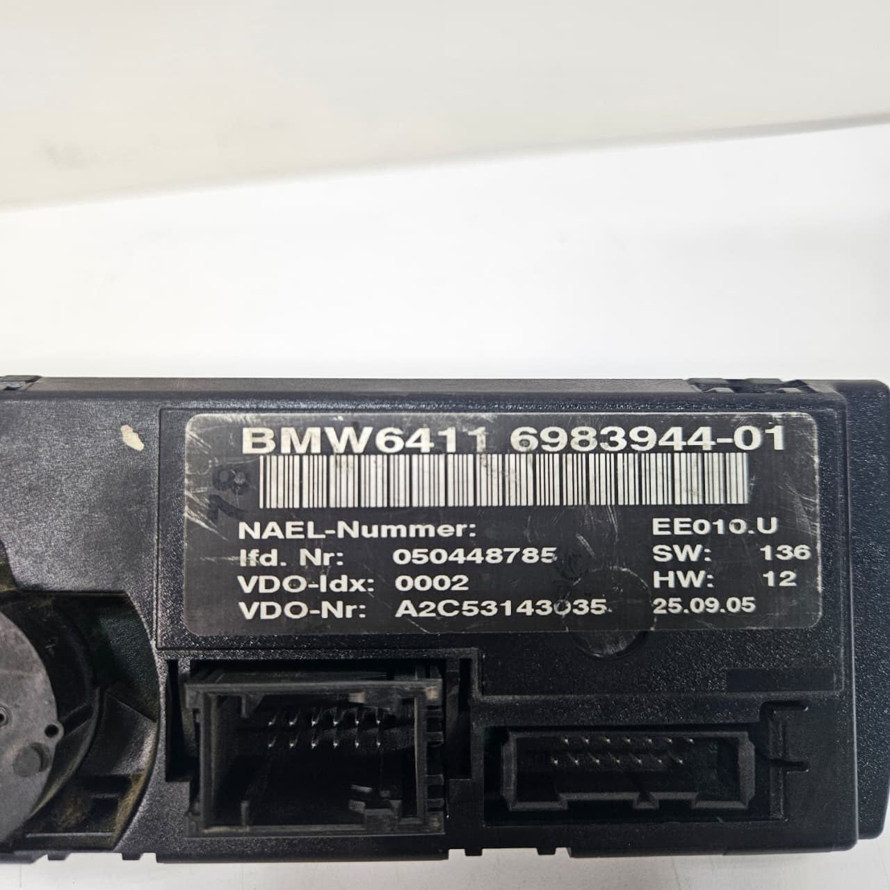 2006 BMW 3-Series E90 325i 330i Climate Control Panel 6983944