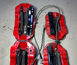 Bild in die Galerieansicht laden, Mercedes-Benz E63 W212 AMG E-Class Front \ Rear Brembo Red Brake Calipers Set