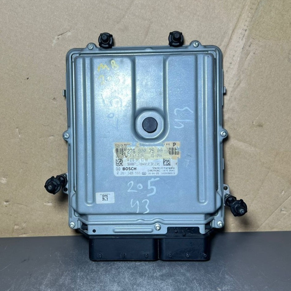 14-20 Mercedes W205 C43 Engine Control Module Unit ECM ECU A276 9007500 OEM