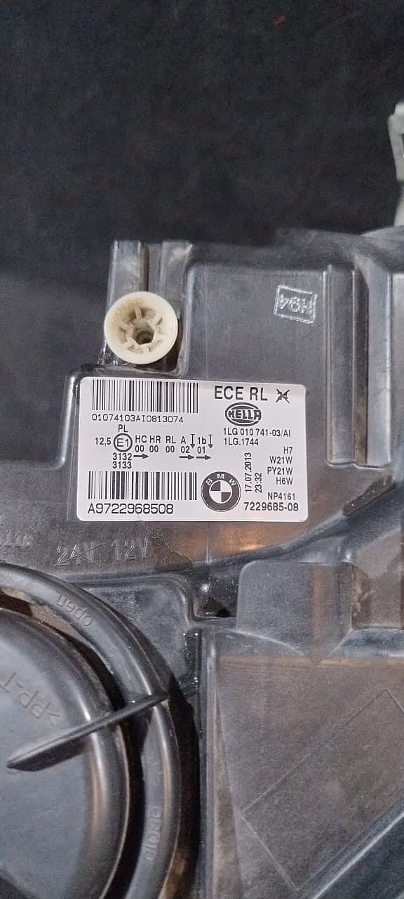 BMW 1 SERIES F20 F21 HEADLIGHT HEADLAMP FRONT LAMP LIGHT LEFT N/S 7229685
