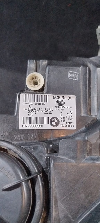 BMW 1 SERIES F20 F21 HEADLIGHT HEADLAMP FRONT LAMP LIGHT LEFT N/S 7229685