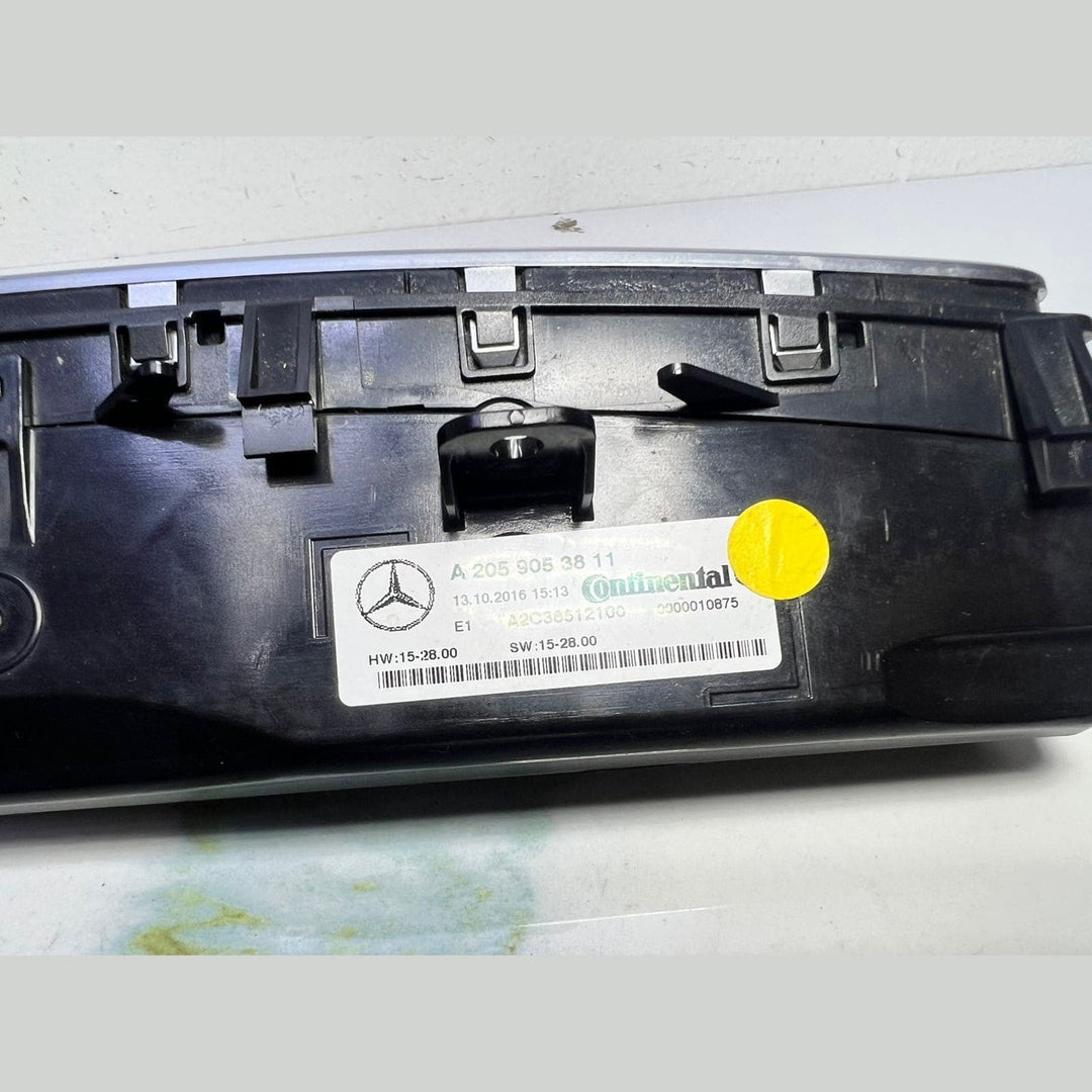 Mercedes Climate Control Switch A2059053811 W205 C-Class