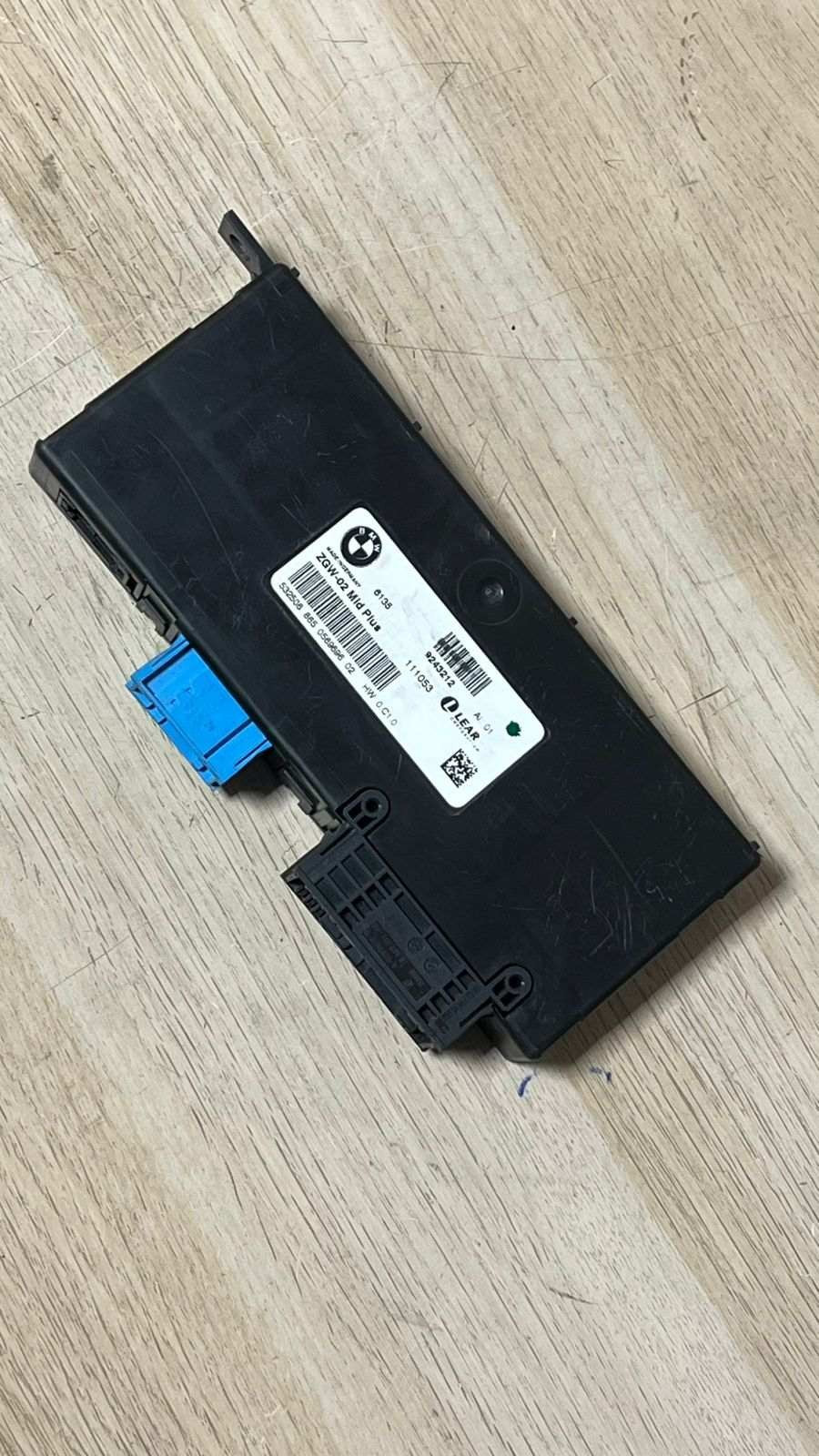 2010-16 BMW 550i Central Gateway Control Module 9243212 F06 F12 F13 6' F10 5'