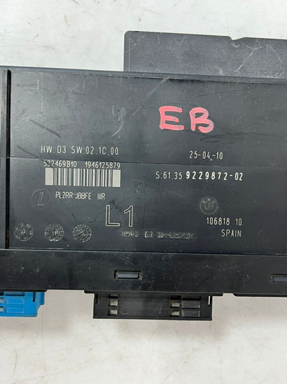 2010-2013 BMW 135i E92 M3, 1' 3' E MODEL Body Control Module BCM 9229872 OEM