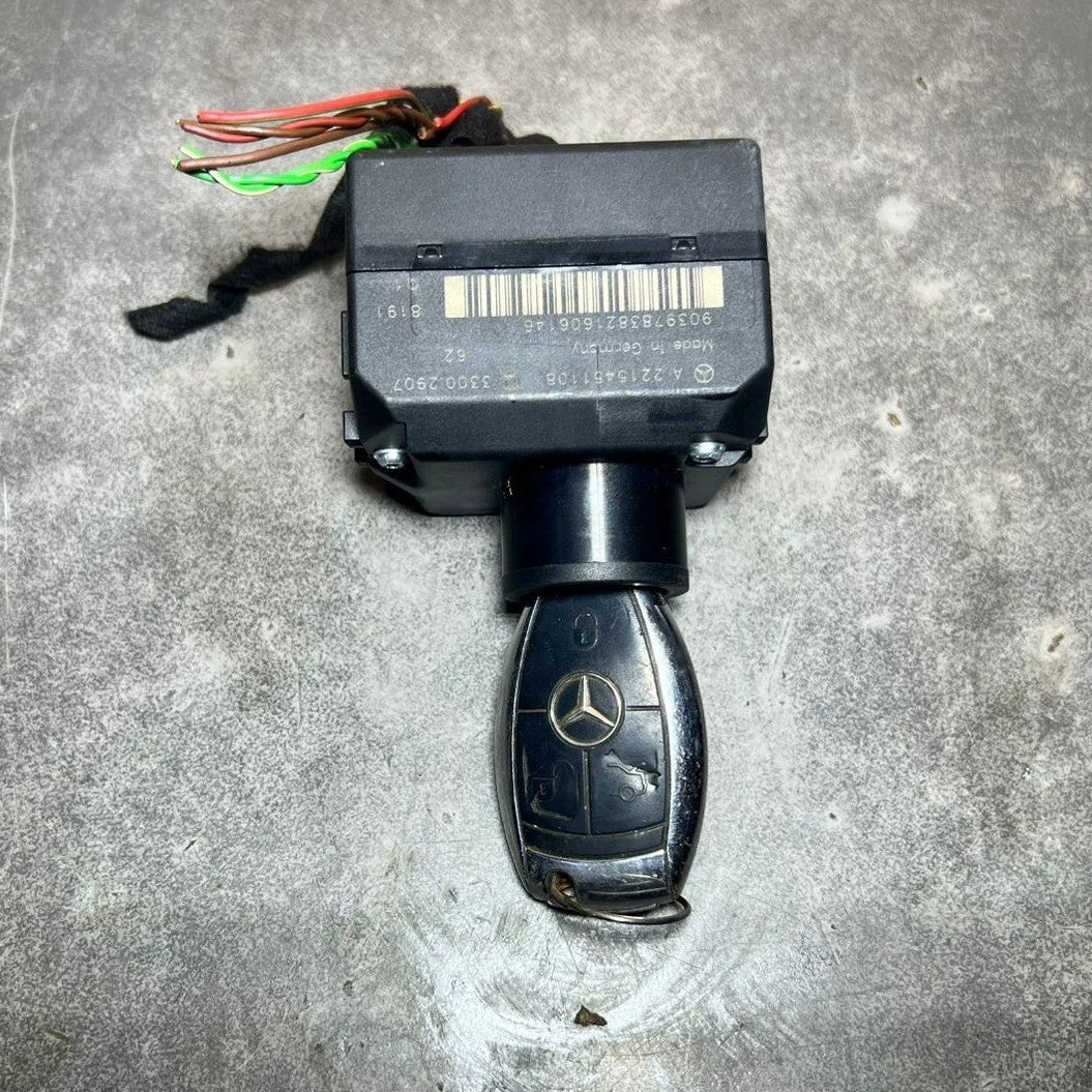 07-13 Mercedes W221 S-Klasse Zündschloss Modul Einheit mit Schlüssel...