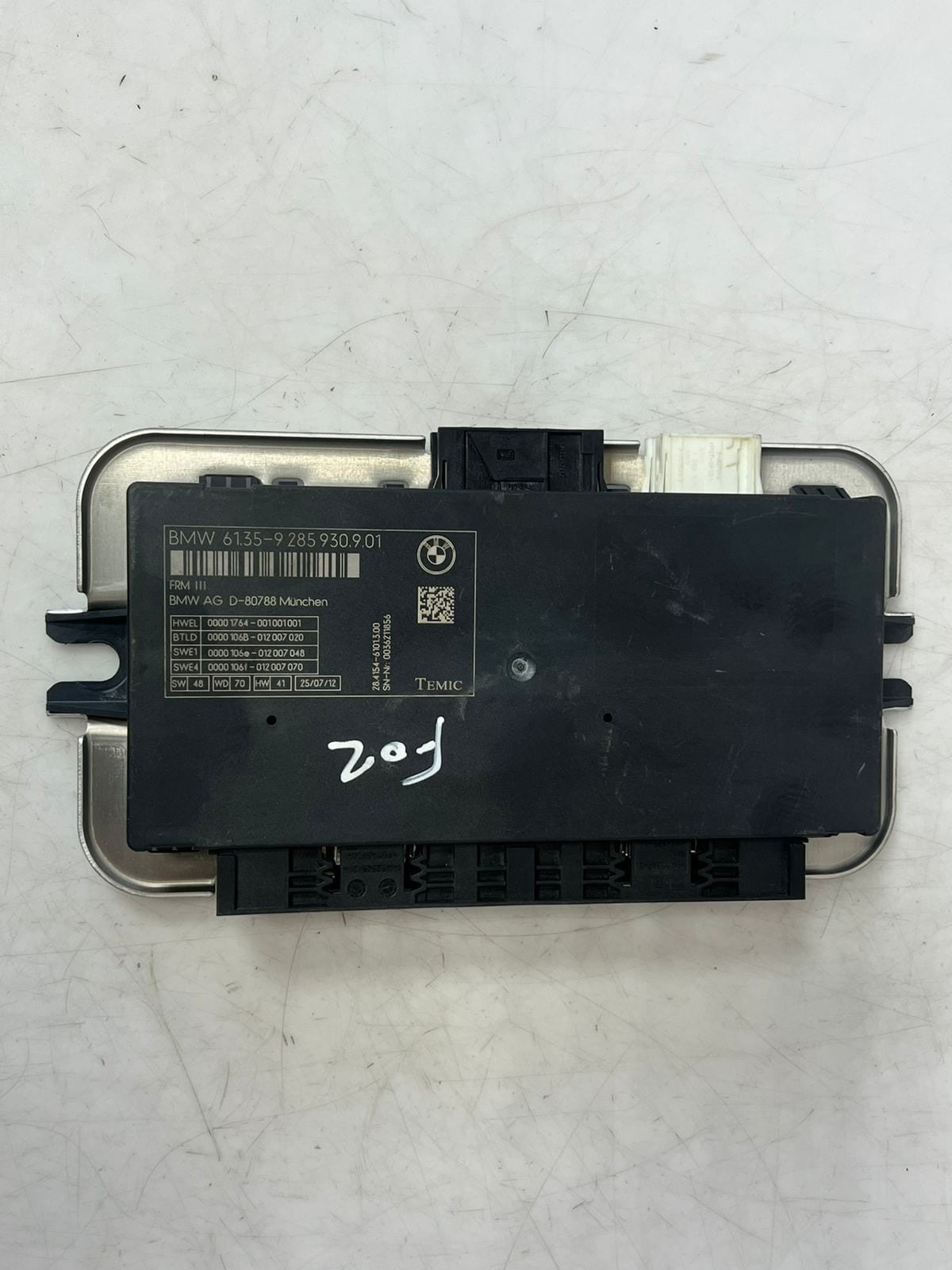 2011-2015 BMW F01 F02 740i 750i FRM3 Footwell LED Control Module 9285930 OEM