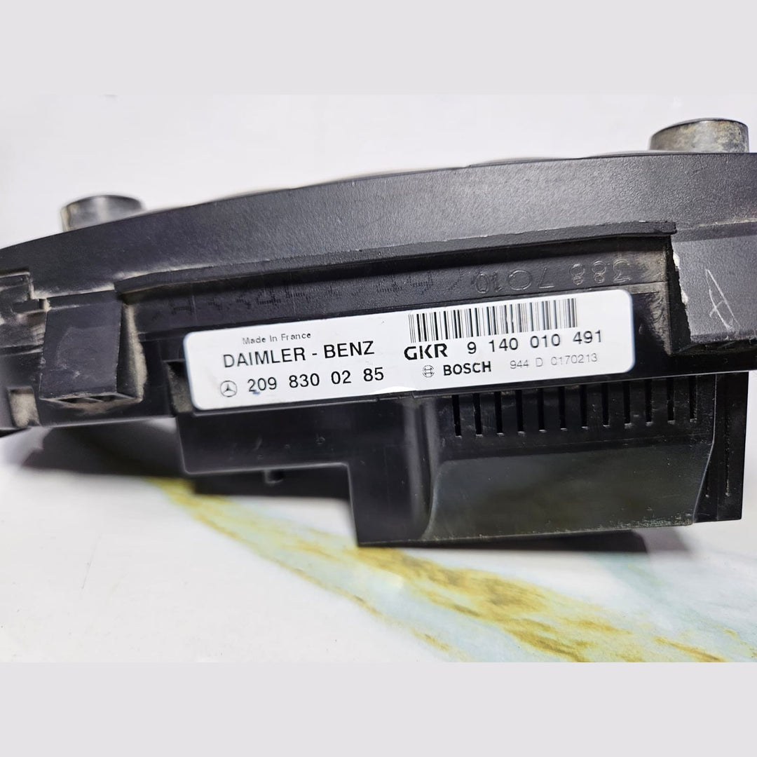 Mercedes W209 CLK Heater Climate Control Switch Trim Panel A209 8300285 OEM