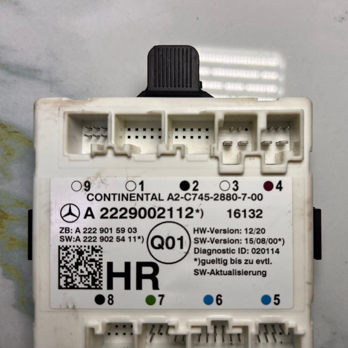 2015-2018 Mercedes-Benz C300 C43 Door Control Module A 2229002112 C-Class W205