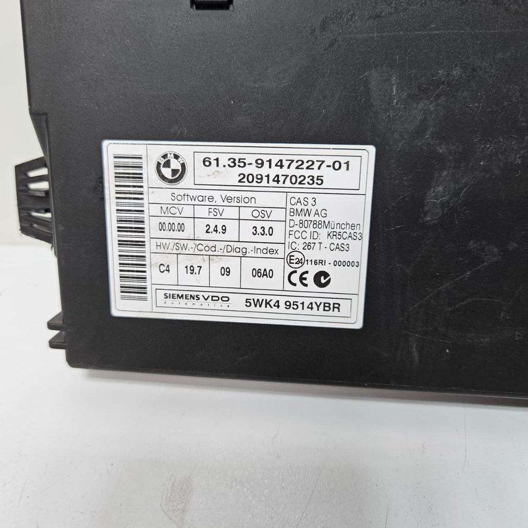 2008-2013 BMW M3 E90 E92 E93 S65 V8 Engine Control Unit DME MS Key Set 7842487