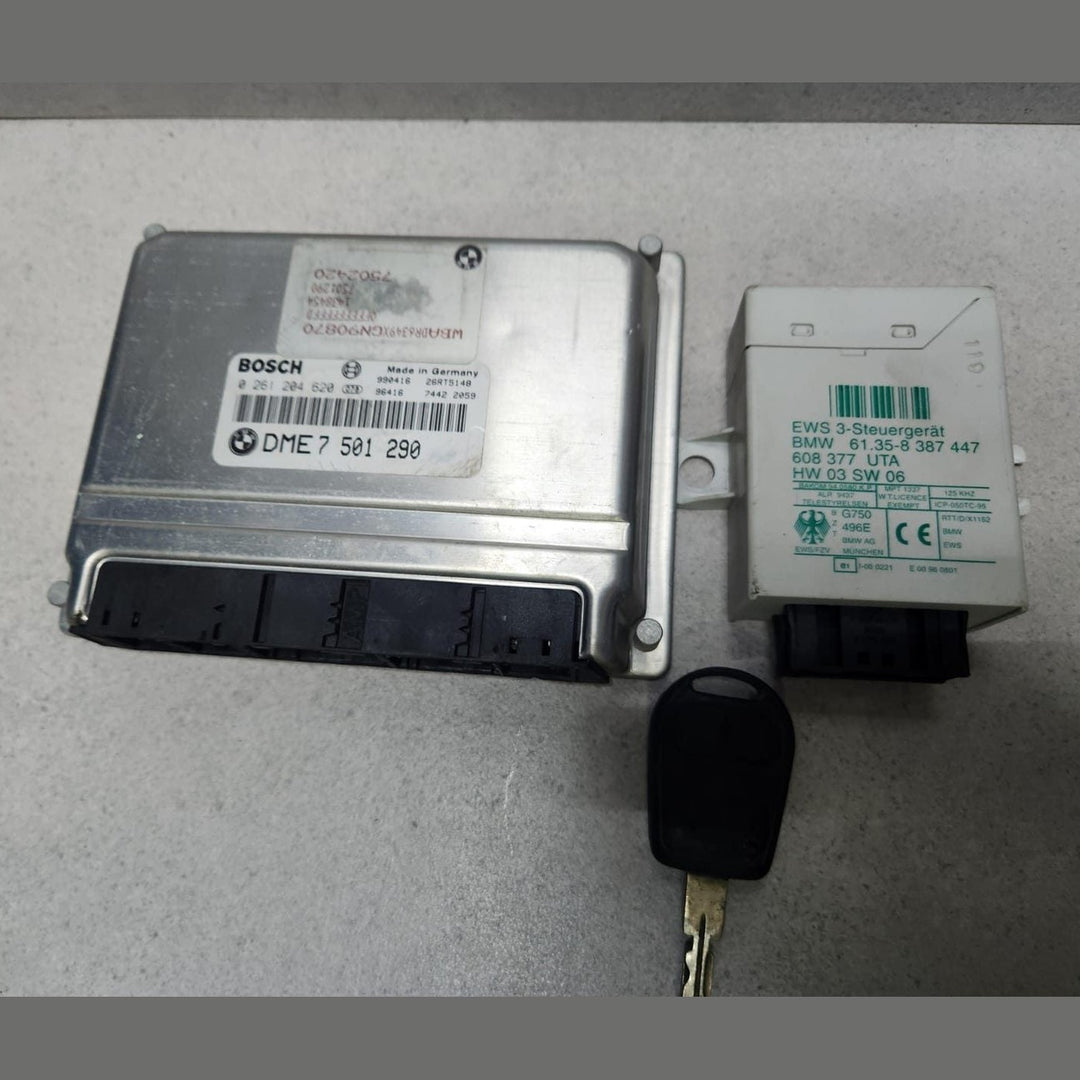1999-2001 BMW 740i E38 540I E39 V8 M62 Engine Control Module 7501290 ECU SET 