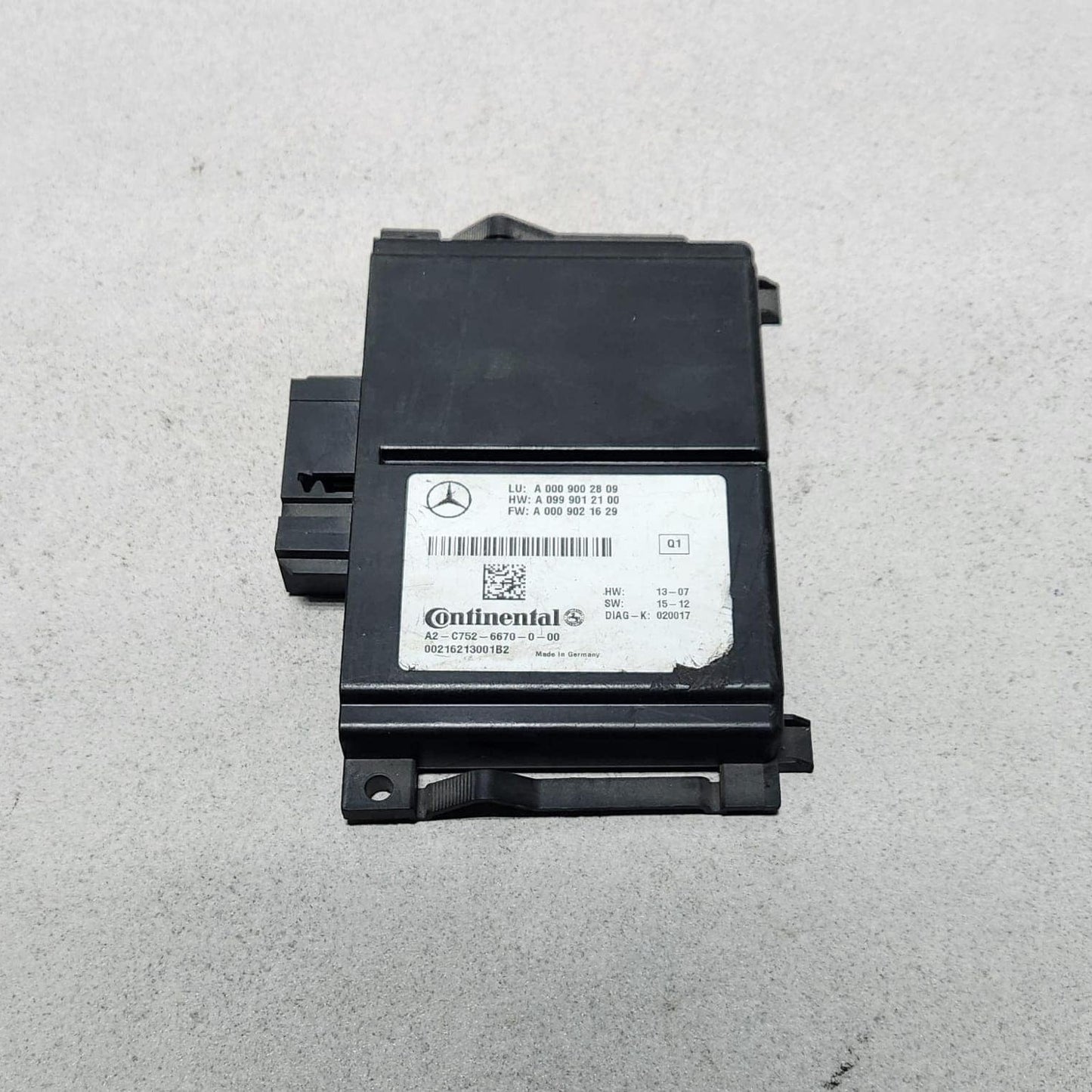 2016 Mercedes-Benz S550 Adaptive Cruise Control Module A0009002809