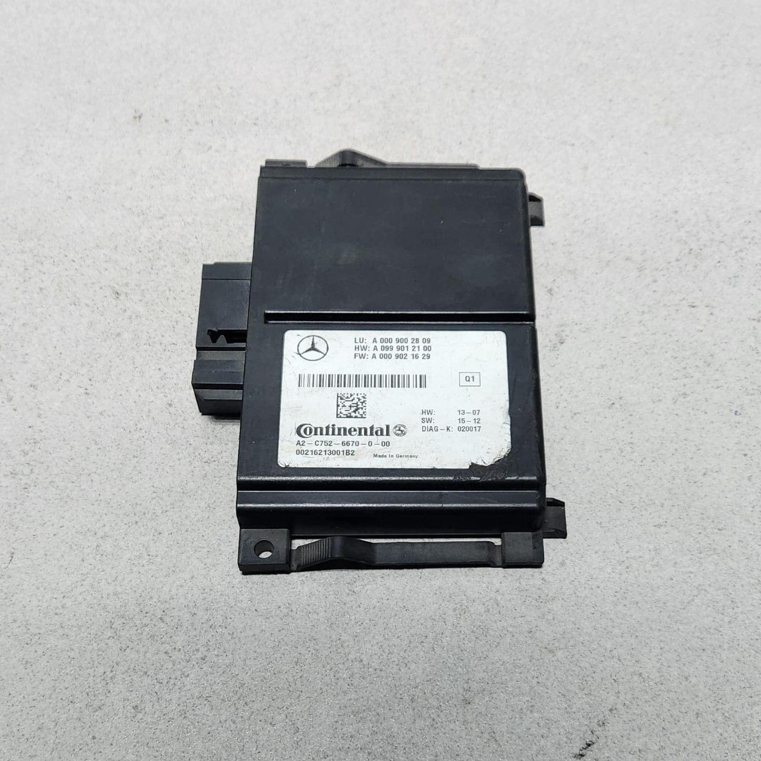 2016 Mercedes-Benz S550 Adaptive Cruise Control Module A0009002809