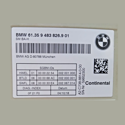 Control Units Seat Module Front fit 2020 BMW X5 M50i(G05) BMW 61359483826