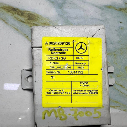 2004 Mercedes-Benz CL500 Tire Pressure Control Module A0028209126 CL-Class