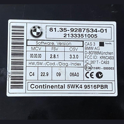 ECU SET 8617569 BMW  X1 E84 2013 LCI TURBO N20A Engine Control Module Unit