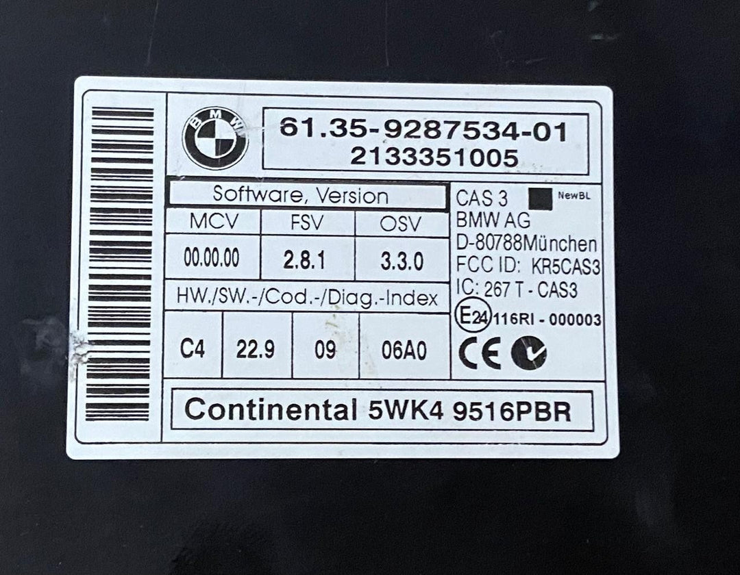 ECU SET 8617569 BMW  X1 E84 2013 LCI TURBO N20A Engine Control Module Unit