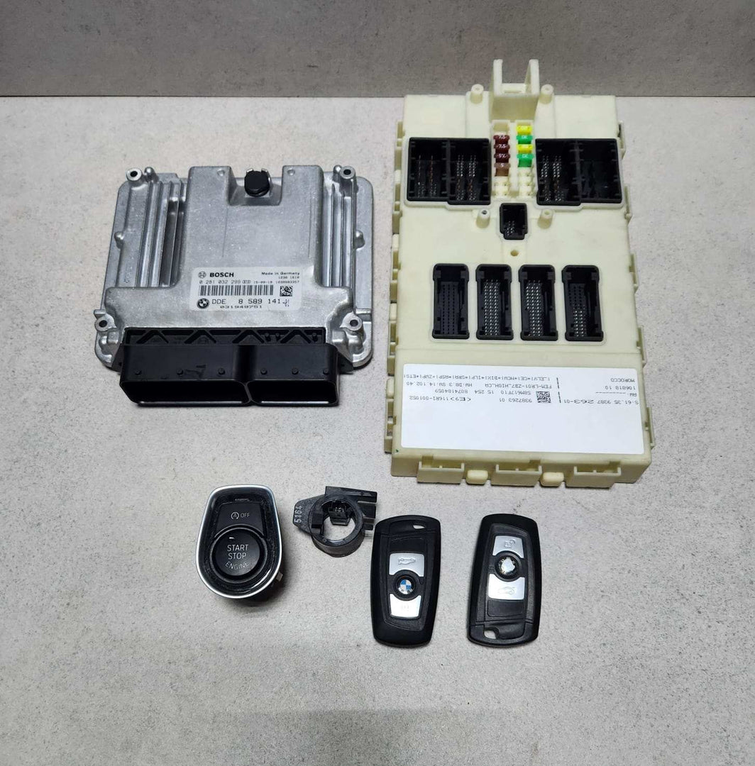 BMW Engine Control Unit DDE 8589141 F30 320D and F34 420D diesel B47 ECU SET