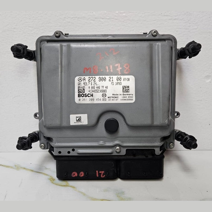 08-12 Mercedes W212 GLK Engine Control Module Unit ECM ECU A272 9002100 OEM